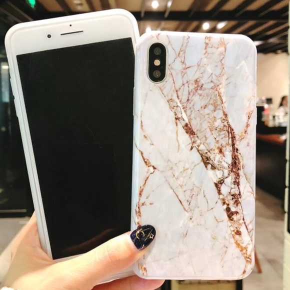 NEW iPhone X/XS/7/8/Plus Granite Stone Marble Case - Picture 5 of 7